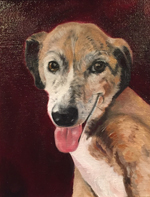 Lorrie Herman "Scout" oil portrait