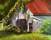 Lorrie Herman - oil "Turner Farm Oldie"